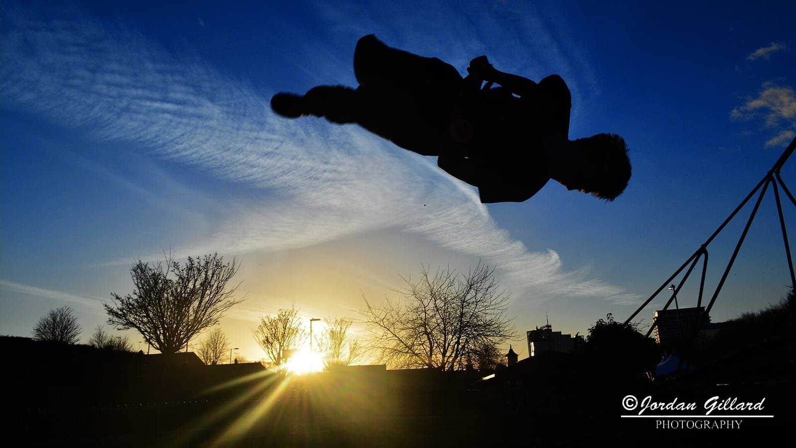 Figure aérienne parkour