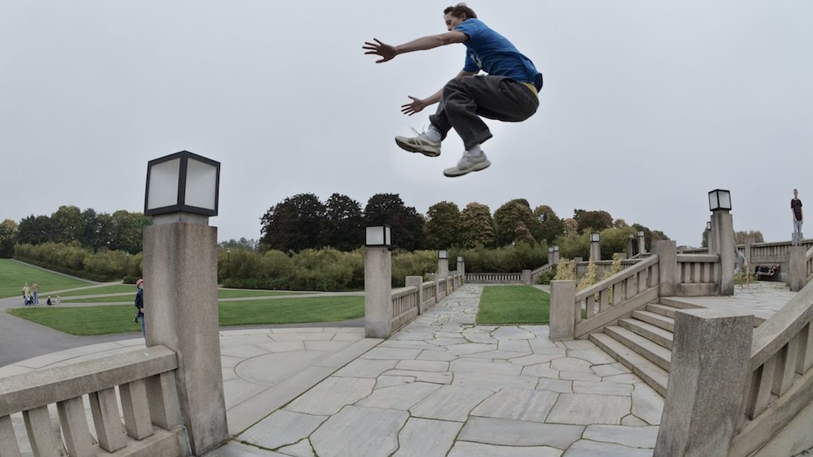 Saut technique parkour
